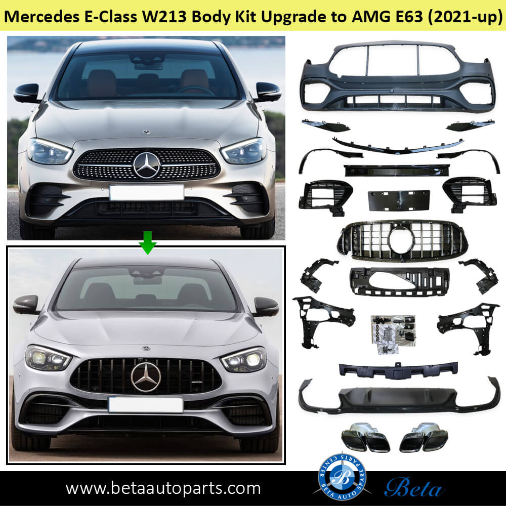 Mercedes E-Class W213 (2021-2023), Body Kit Upgrade To AMG E63 Look for AMG, China Mercedes E-Class W213 (2021-2023), Body Kit Upgrade To AMG E63 Look for AMG, China
